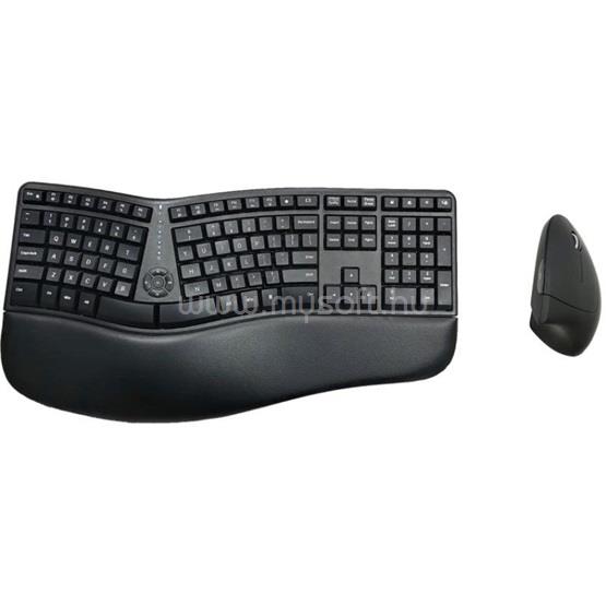 ZALMAN ZM-K690M Magyar Ergonomikus Billentyűzet + egér Kombó (B-típusú egérrel)