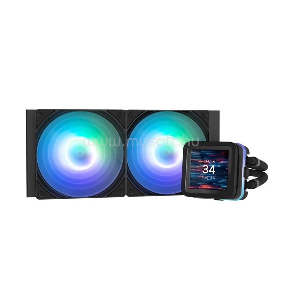 ZALMAN CPULiquid COOLER  ALPHA2 DS 24 BLACK