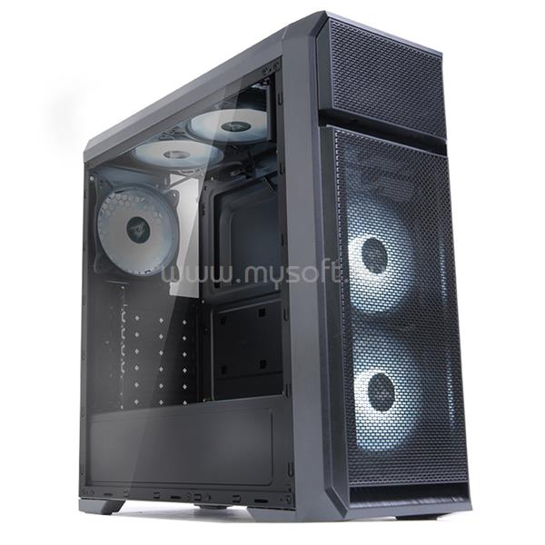 ZALMAN Midi ATX N5 OF Fekete (Táp nélküli) ablakos ATX/mATX ház