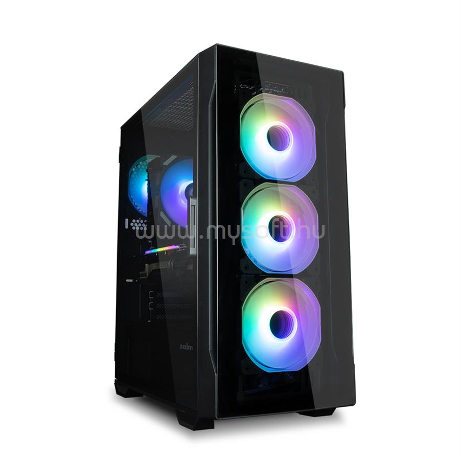ZALMAN i3 NEO TG fekete (táp nélküli) ablakos ATX ház