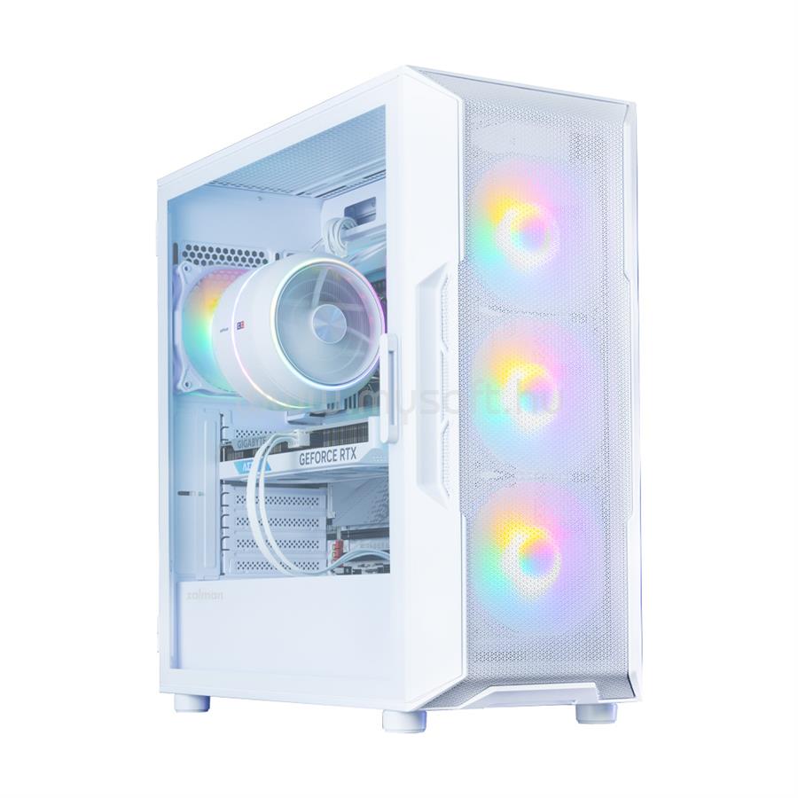 ZALMAN i3 NEO V2 WHITE (táp nélküli) ablakos ATX ház