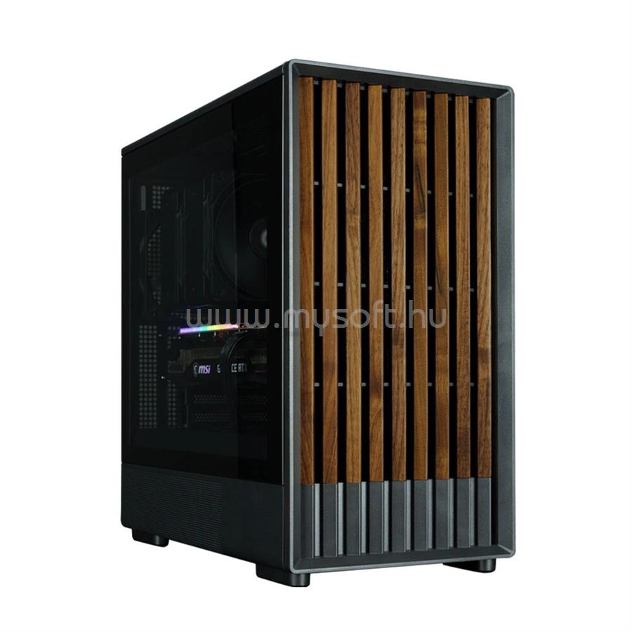 ZALMAN P10 NAMU fekete (táp nélküli) mATX ház