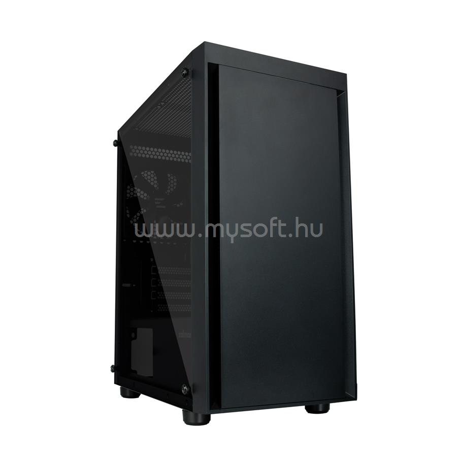 ZALMAN T3 PLUS fekete (táp nélküli) ablakos mATX ház