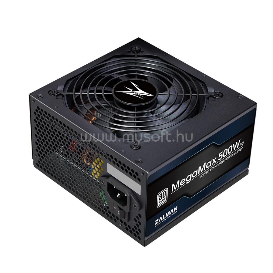 ZALMAN tápegység MegaMax ZM500-TXIIv2 500W 80+