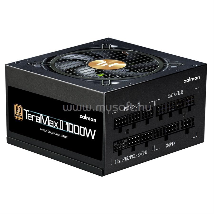 ZALMAN tápegység TeraMax2 1000W moduláris 80+ Gold