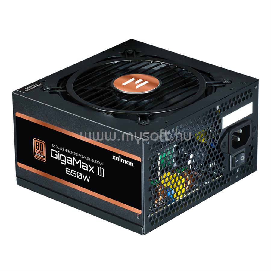 ZALMAN tápegység ZM650-GV3 650W 80+ Bronze