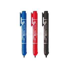 ZEBRA Alkoholos marker 1,3 mm, nyomógombos, Mckie Retractable írásszín fekete ZEBRA_64438 small