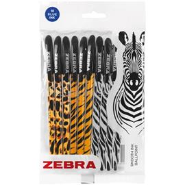 ZEBRA Animal Doodlerz 10 db-os vegyes mintájú eldobható golyóstoll ZEBRA_02617 small