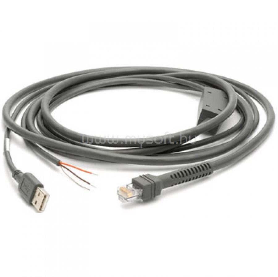 ZEBRA CABLE - SHIELDED USB SERIES A CONNECTOR 2.8M STRAIGHT EAS
