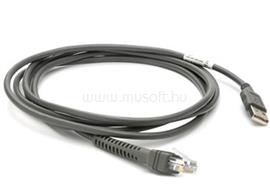 ZEBRA CABLE SHIELDED USB SERIES A 9IN COILED BC1.2 -30C CBA-UF6-C12ZAR small