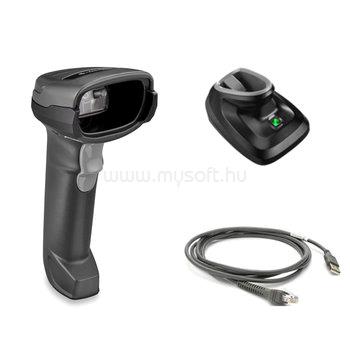 ZEBRA DS2278 Bluetooth vonalkódolvasó, BT, 2D, multi-IF, kit bölcsővel és USB kábellel (fekete)