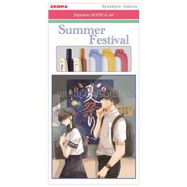 ZEBRA Írószer készlet, Manga Set, Summer Festival, 5 darabos ZEBRA_64480 small
