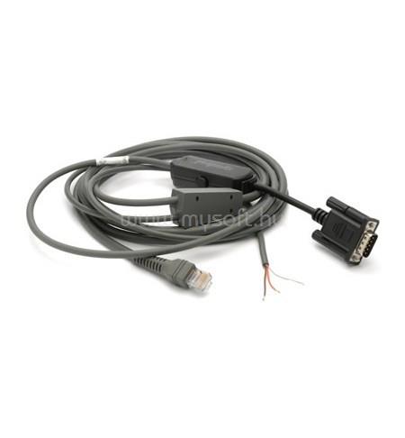 ZEBRA RS232 CABLE NIXDORF BEETLE- DIRECT POWER 9FT STRAIGHT