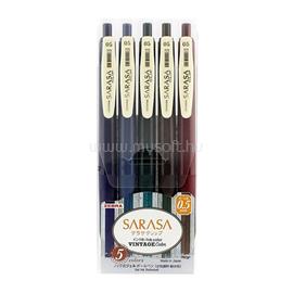 ZEBRA Sarasa Clip 0,5 Vintage 5 Colour Set zselés toll ZEBRA_69420 small
