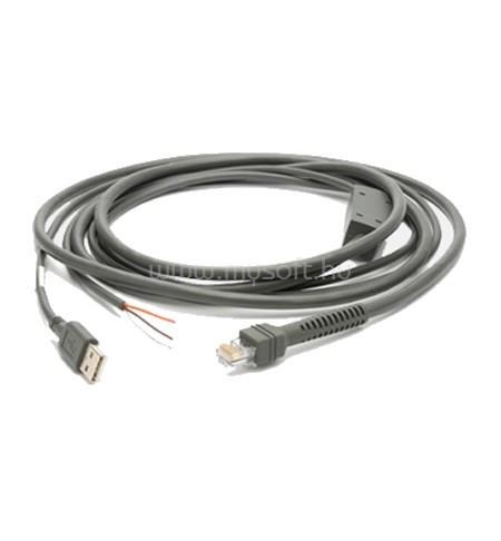 ZEBRA SMB USB (SERIES A) WITH EAS 6FT STRAIGHT ROHS
