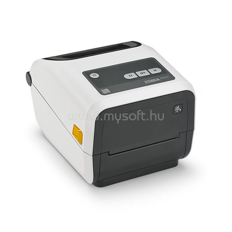 ZEBRA ZD421 Healthcare 203 dpi USB Host mono címkenyomtató (fehér)