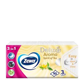 ZEWA Papírzsebkendő 3 rétegű 90 db/csomag Deluxe Spirit of Tea ZEWA_66848 small