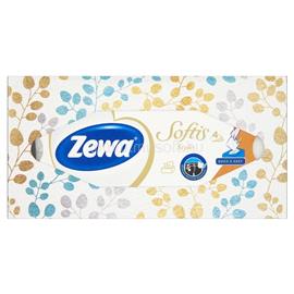 ZEWA Papírzsebkendő 4 rétegű 80 db/csomag Softis Style NaturalSoft ZEWA_61373 small