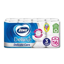 ZEWA Toalettpapír 3 rétegű kistekercses 100% cellulóz 150 lap/tekercs 16 tekercs/csomag Delicate Care Deluxe fehér ZEWA_43324 small