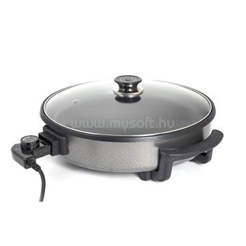 ZILAN ZLN7870 kerek elektromos pizza serpenyő - 36/38cm - 1500W (fekete)