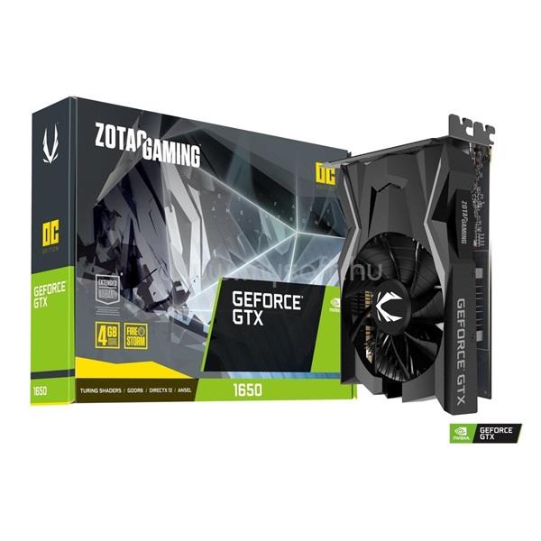 ZOTAC Videokártya nVidia GeForce GAMING GTX 1650 4GB GDDR6 OC