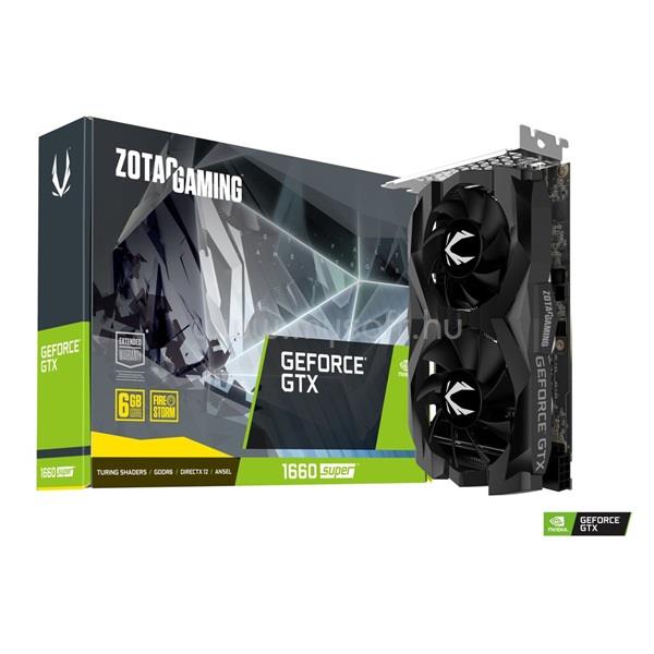 ZOTAC Videokártya nVidia GeForce GAMING GTX 1660 SUPER 6GB GDDR6