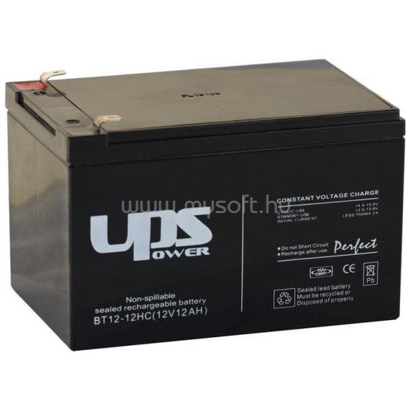 UPS POWER Akku 12V 12Ah zselés akkumulátor