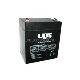 UPS POWER Akku 12V 4Ah zselés akkumulátor MC4-12 small