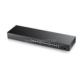 ZYXEL 26-port Gigabit Web Smart switch: 24x Gigabit metal + 2x SFP, IPv6, 802.3a GS1900-24-EU0102F small
