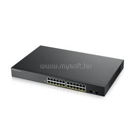 ZYXEL GS1900-24HP v2, 24-port GbE L2 PoE Smart Switch, rackmount, 170 Watt GS190024HPV2-EU0101F small