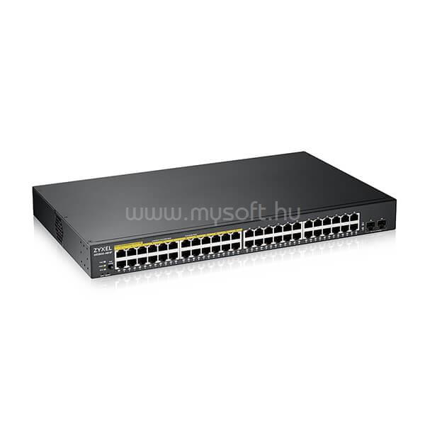 ZYXEL GS1900-48HP v2, 48-port GbE L2 Smart Switch, 170 Watt rackmount