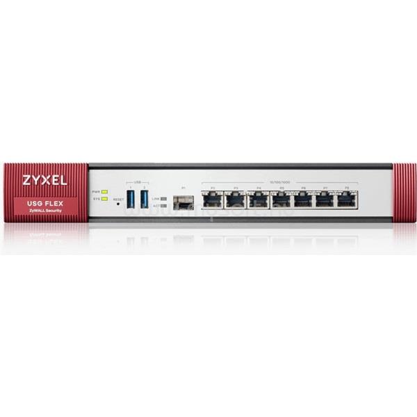 ZYXEL Tűzfal 12xLAN/DMZ (1Gbps) + 2xGigabit SFP + 2xUSB Rackes + 1 év UTM licenc, USGFLEX700-EU0102F