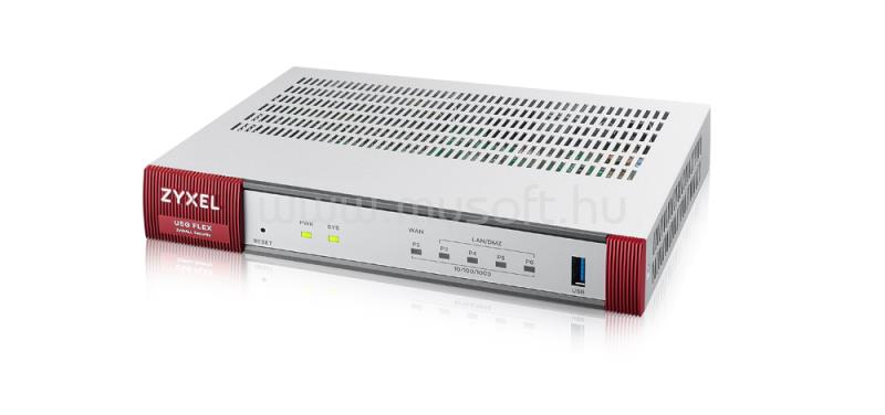 ZYXEL USG Flex 100 Firewall, VERSION 2, 10/100/1000,1*WAN, 4*LAN/DMZ ports, 1*USB