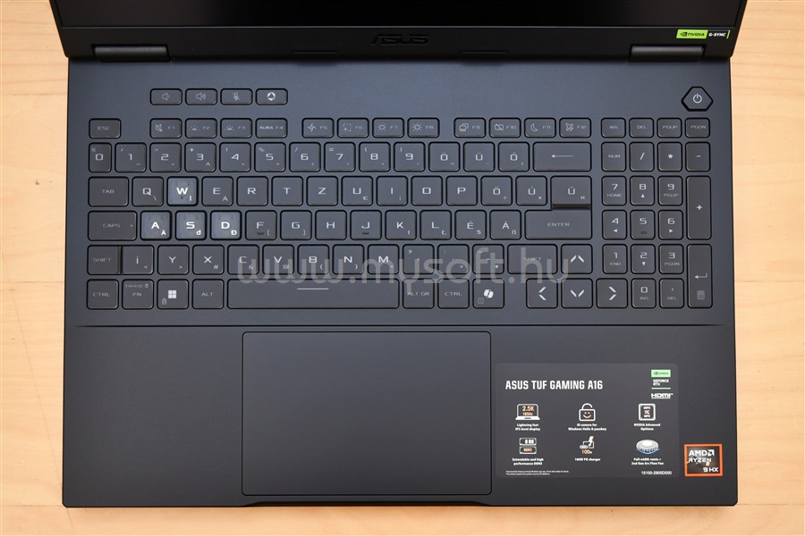 ASUS TUF Gaming A16 FA608UH-RV018 (Jaeger Gray) FA608UH-RV018_8MGBNM250SSD_S original