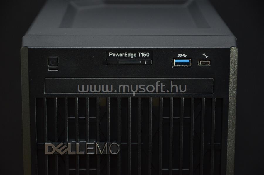 DELL PowerEdge T150 Tower H345/H355 (HW RAID 0,1,10) 1x E-2336 1x 300W iDRAC9 Basic 4x 3,5 (5 ÉV) PET1507A_CE66702X original
