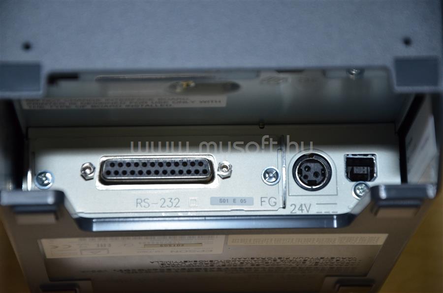 EPSON TM-T20II blokknyomtató USB + Ethernet (fekete) C31CD52003 original