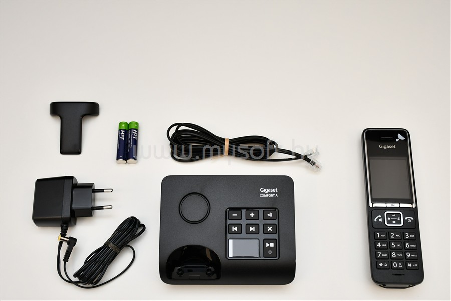 GIGASET COMFORT 550A telefon készülék vezeték nélküli, DECT, FEKETE [BEMUTATÓ DARAB] GIGASET_S30852-H3021-S204_B01 original