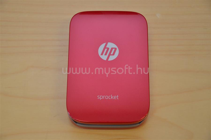 HP Sprocket zseb fotónyomtató (piros) (Z3Z93A) termál nyomtató