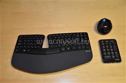 MICROSOFT Desktop Sculpt Ergonomic Billentyűzet/Egér WIRELESS, HU (fekete) L5V-00020 small