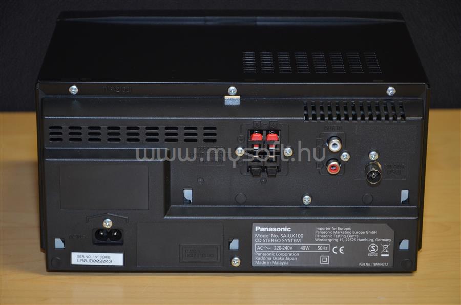 PANASONIC Mikro Hifi (SC-UX100E-K) | hangszóró, hangfal | audió | mysoft.hu
