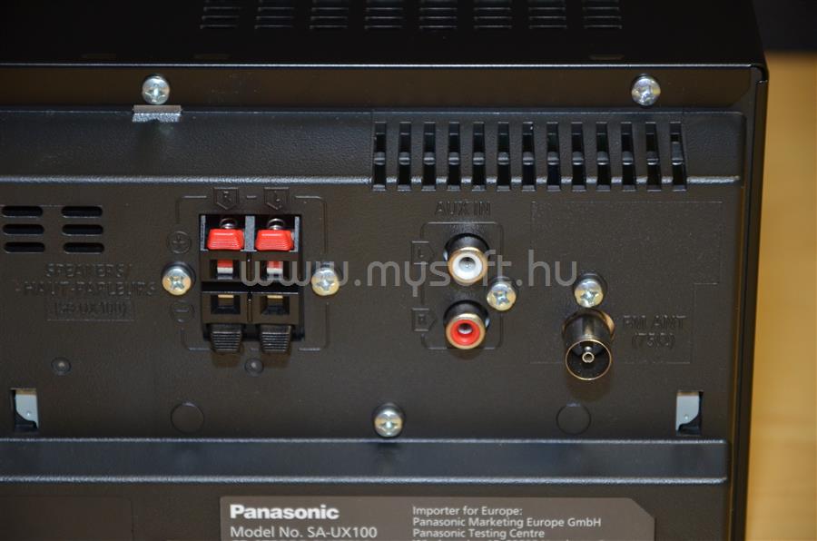 PANASONIC Mikro Hifi (SC-UX100E-K) | hangszóró, hangfal | audió | mysoft.hu