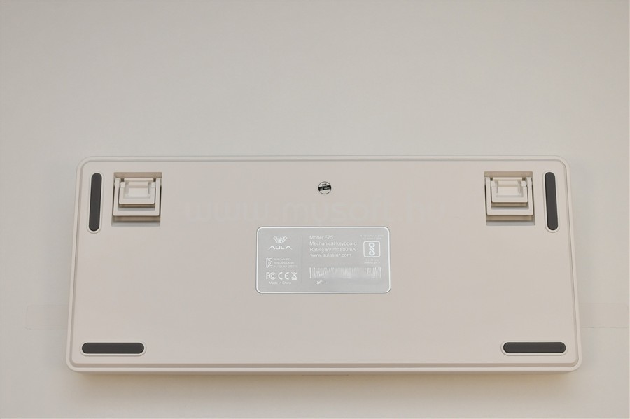 AULA F75 mechanikus gamer vezetékes billentyűzet amerikai angol lokalizáció (fehér-kék) [BEMUTATÓ DARAB] AU-F75-W1_B01 original