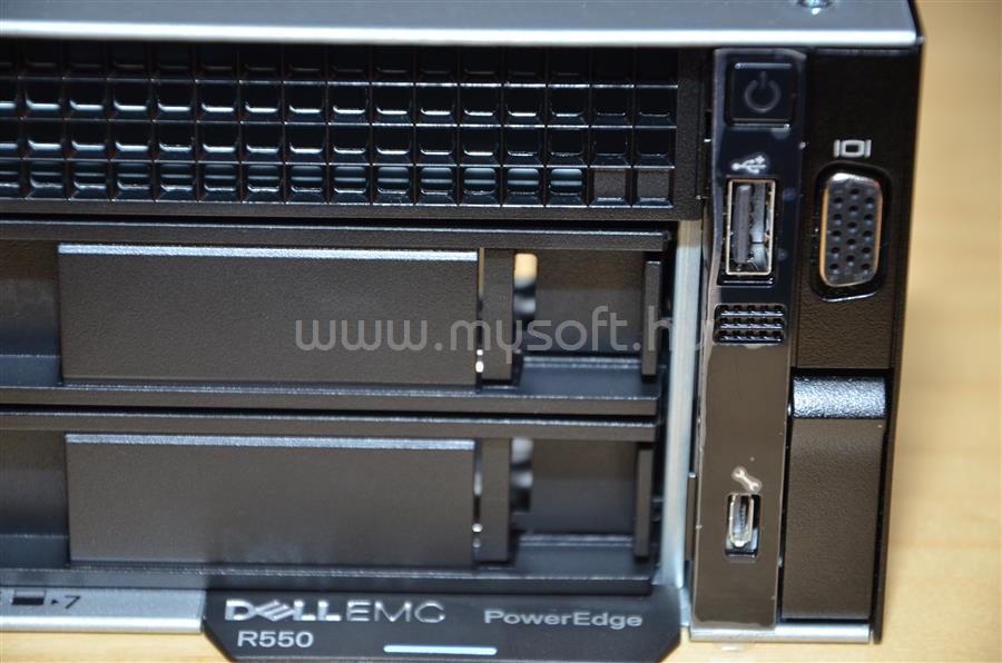 DELL PowerEdge R550 2U Rack H745/H755 (HW RAID 0,1,5,10,50,60) 1x 4314 2x PSU iDRAC9 Enterprise 8x 3,5 PER5507A/2_CE58962X original