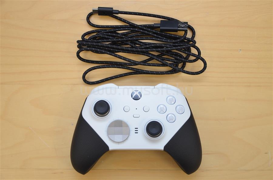 MICROSOFT Xbox Series 2 Kiegészítő Vezeték nélküli kontroller Elite CORE,  White-Black 4IK-00002 original
